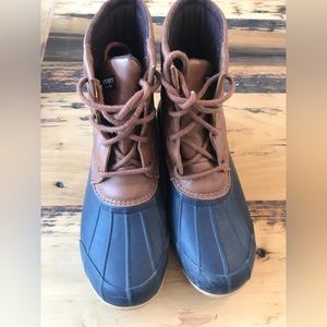 Sperry Insulated Rain Boots Girls Size 6